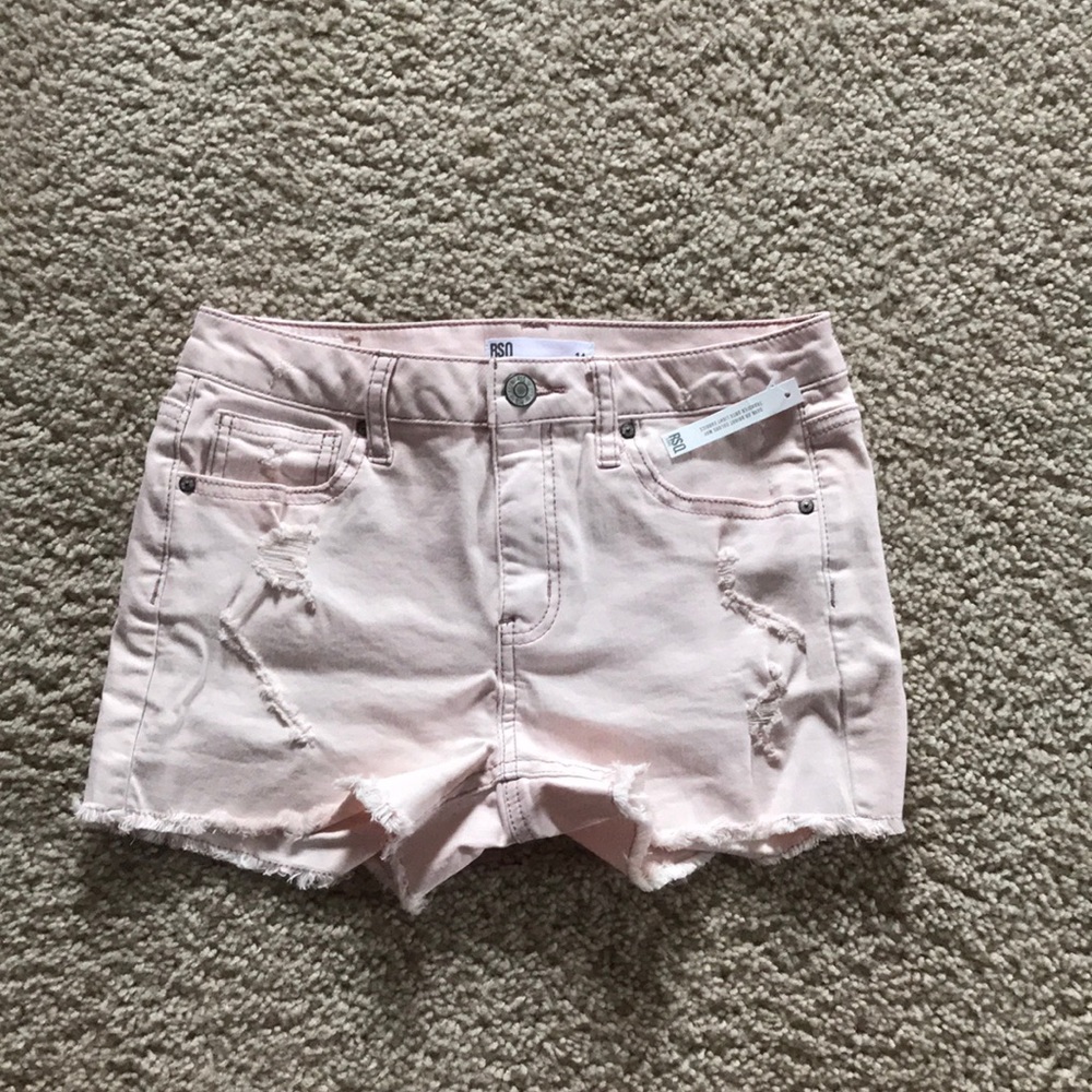 Girls pink size 14 shorts
